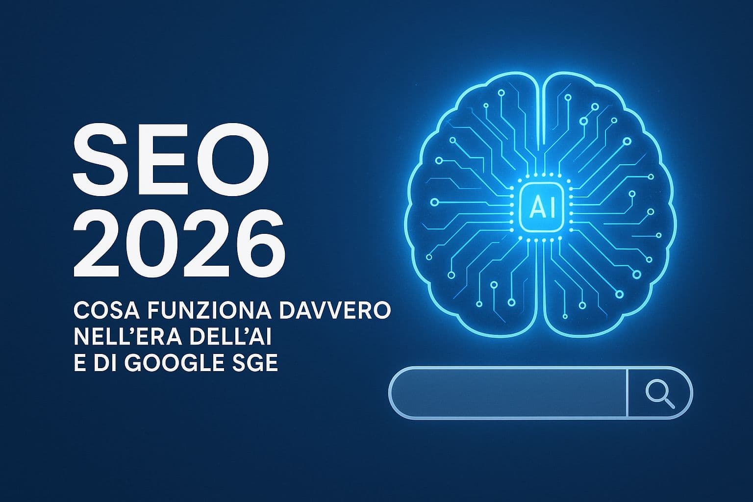 SEO 2026: cosa funziona davvero nell’era dell’AI e di Google SGE